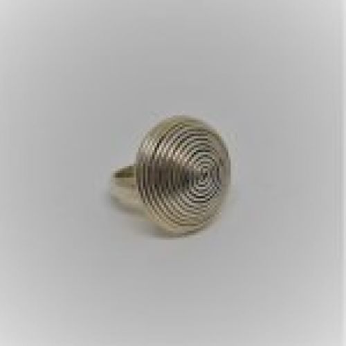alt="sortija espiral redondo de plata de ley 925 Mils