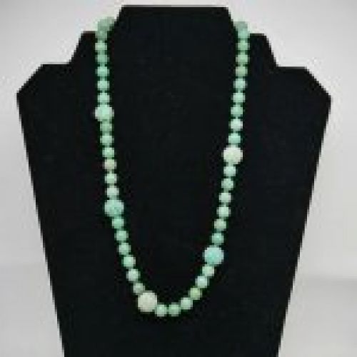 alt=\"Collar de Turquesas con cierre de Oro de ley 18 K.\"