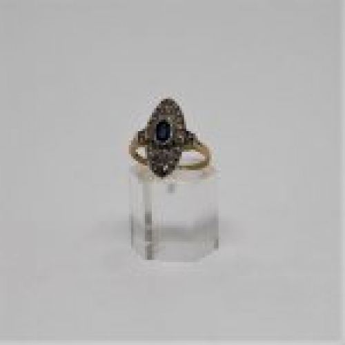 alt:"anillo antiguo oro de ley 18 k