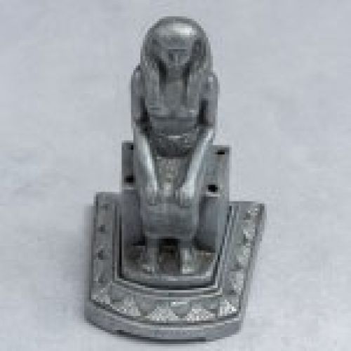 Alt="Figura esenciero mujer de metal egipcia para 4 varillas