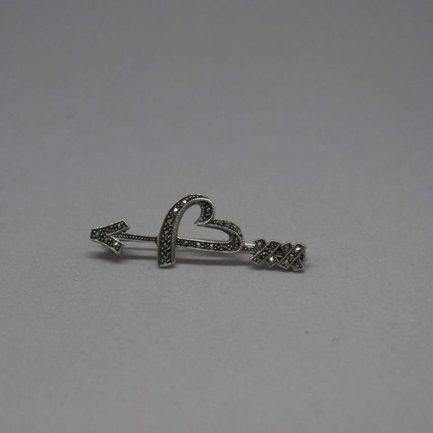 Broche de plata de ley 925 Mils
