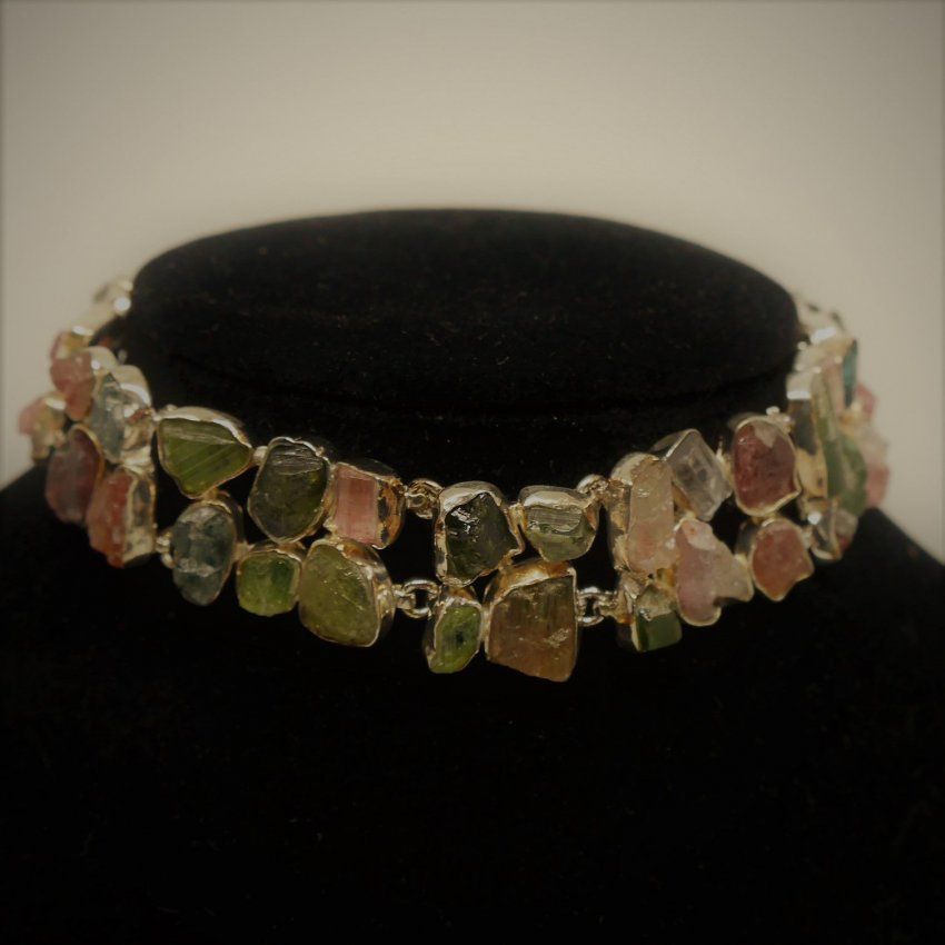 alt=\"pulsera de plata de ley y turmalinas de colores.www.santelmotienda.com. jpg\"