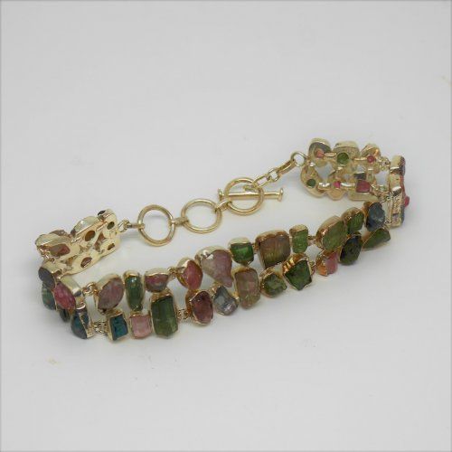 alt=\"pulsera de plata de ley y turmalinas de colores.www.santelmotienda.com. jpg\"