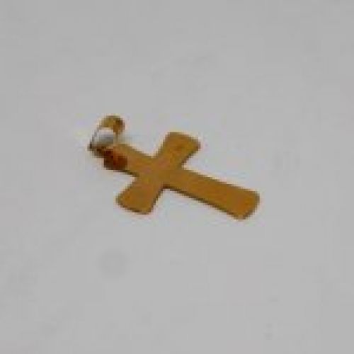 alt=\"Cruz de Oro de ley 18 K. y nacar. www.santelmotienda.com\"