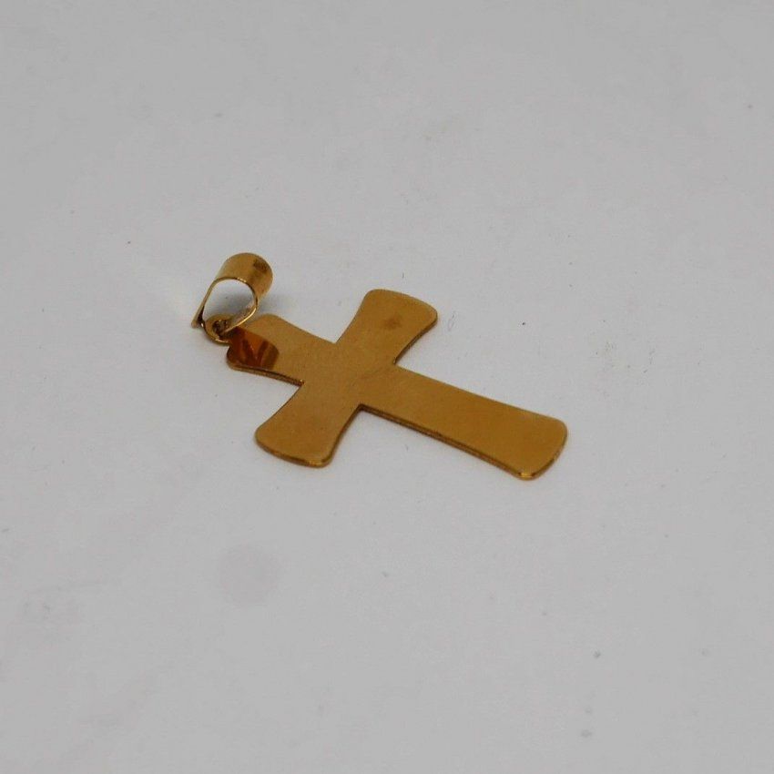 alt=\"Cruz de Oro de ley 18 K. y nacar. www.santelmotienda.com\"