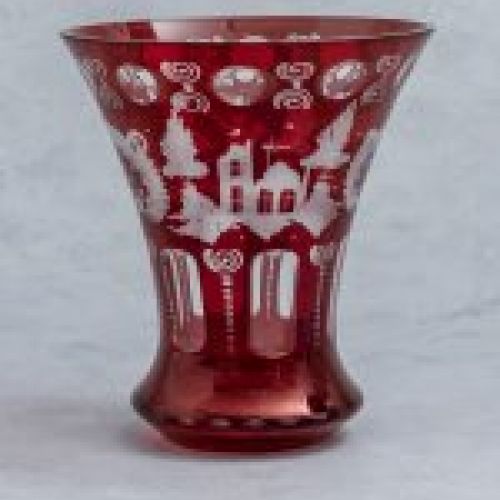 Alt=\"Jarron cristal bohemia rojo. www.santelmotienda.com\"