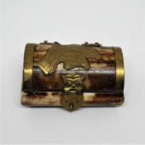 Alt="caja antigua de hueso, madera y laton