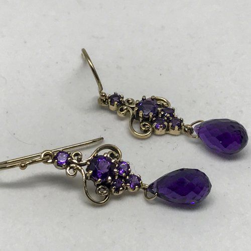 alt=\"pendientes oro amatistas\"