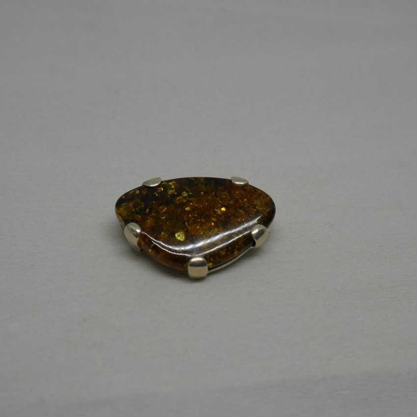 alt=\"broche colgante de plata de ley y ambar\"