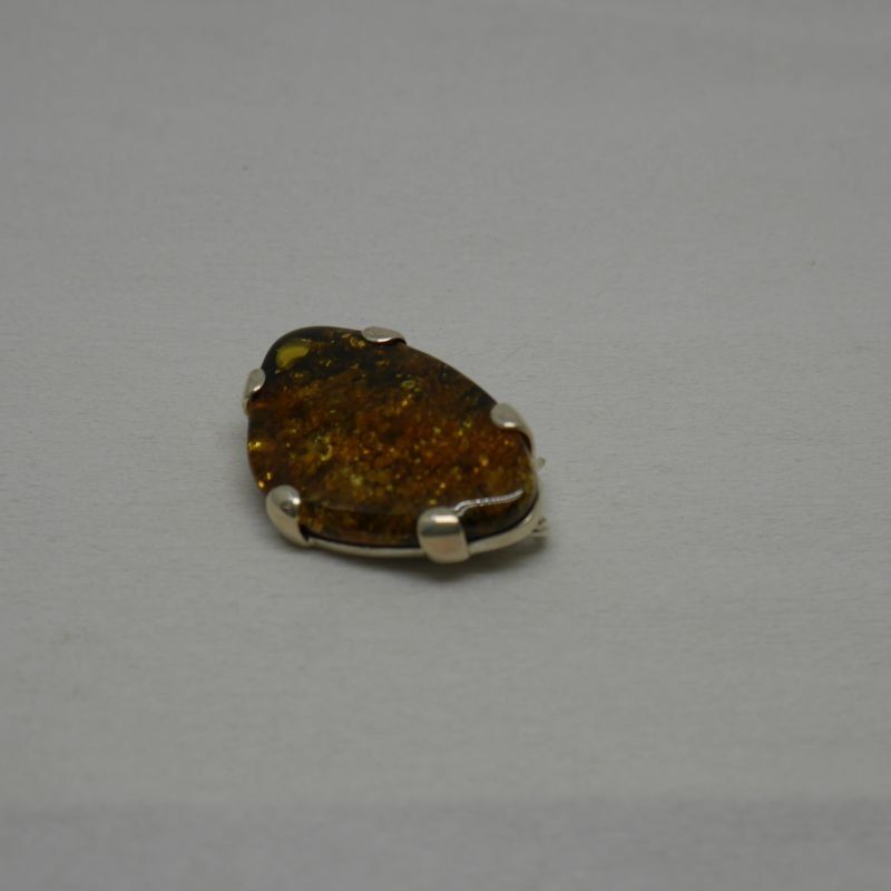 alt=\"broche colgante de plata de ley y ambar\"