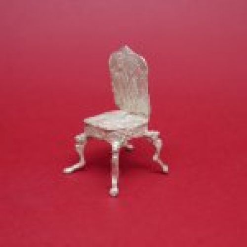 Silla miniatura de Plata de ley 925 Mils