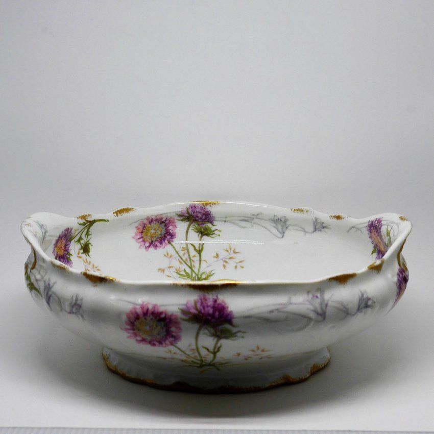 alt=\"centro antiguo de porcelana limoget pintado a mano. www.santelmotienda.com\"