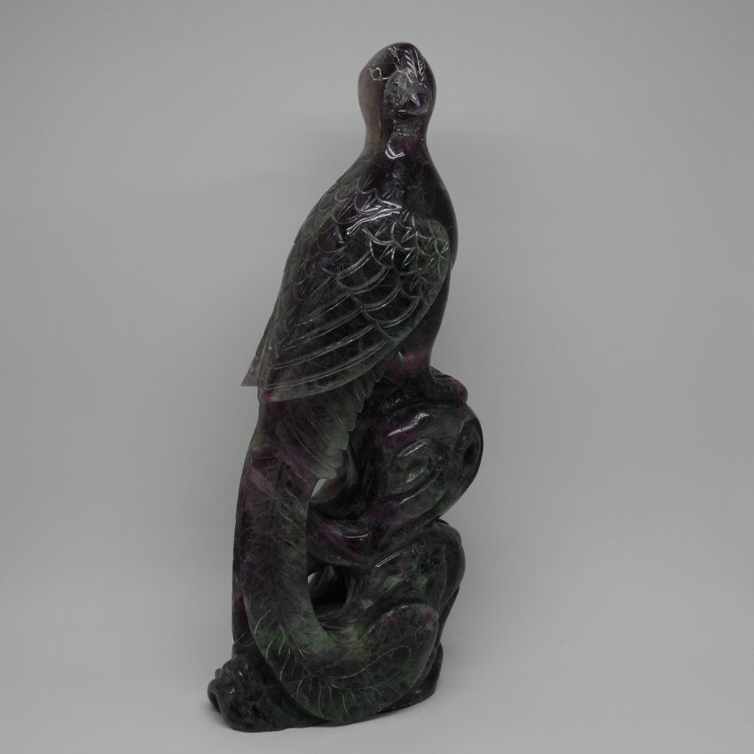 Figura Pavo de fluorita