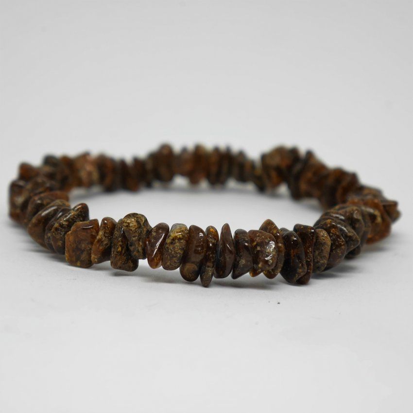 alt=\"pulsera de ambar elastica tonos marrones. www.santelmotienda.com\"