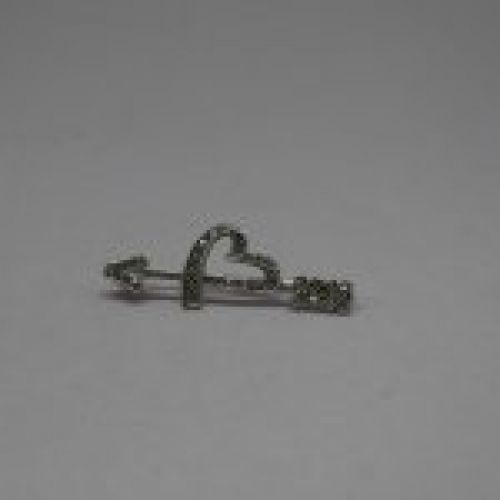 Broche de plata de ley 925 Mils