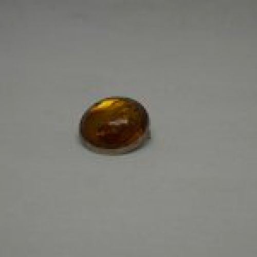 alt="broche de plata de ley y ambar redondo"