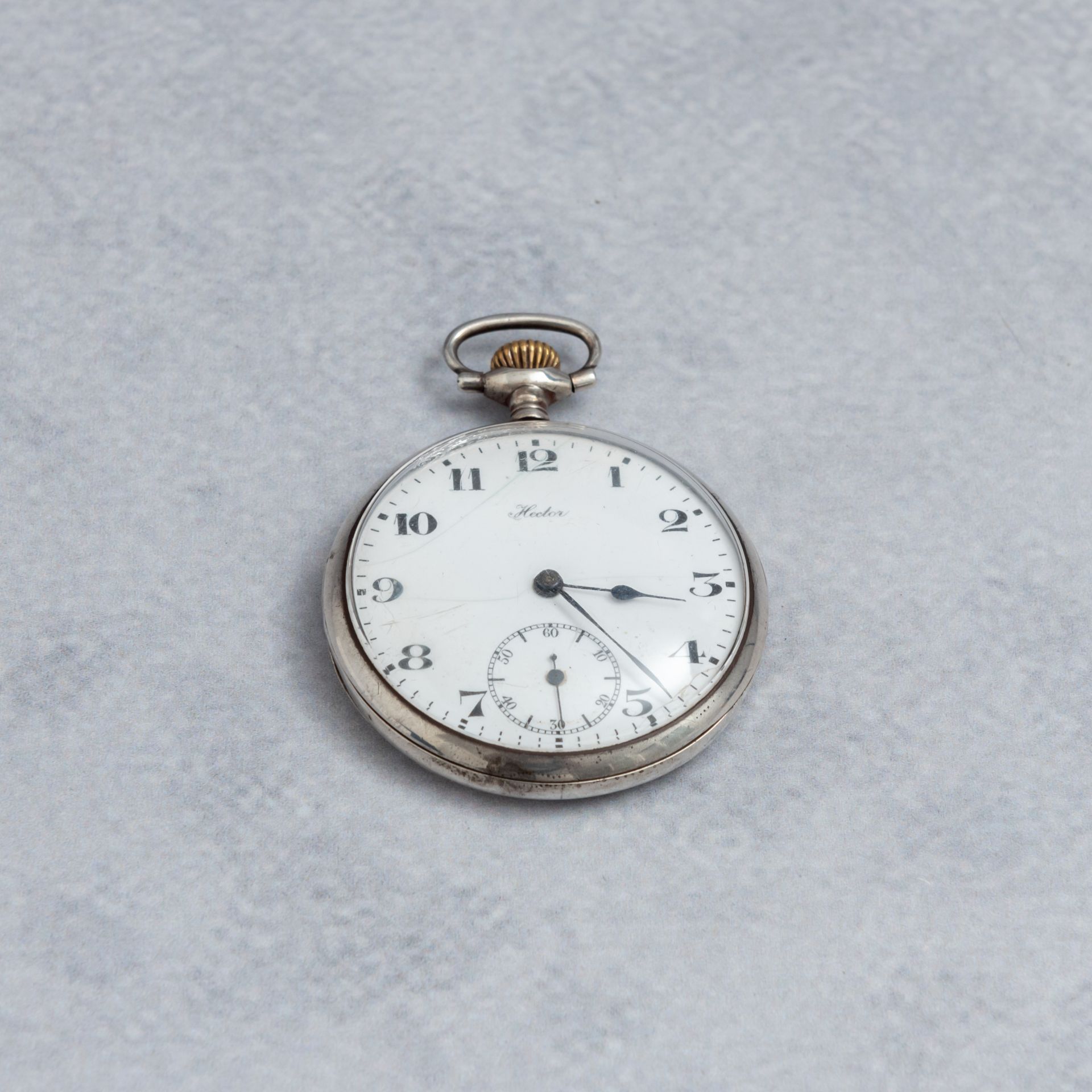 Reloj best sale bolsillo plata