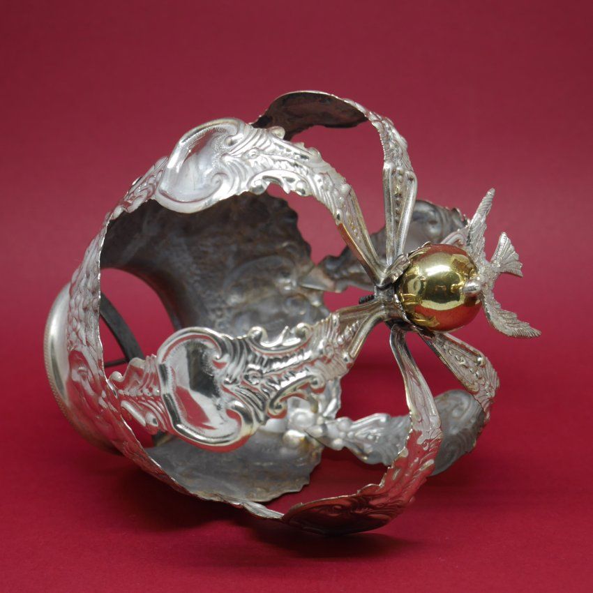 alt=\"Corona de Plata de ley 925 Mils. estilo antiguo\"