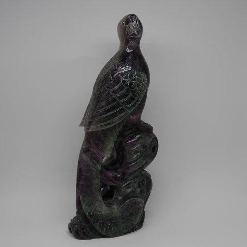 Figura Pavo de fluorita