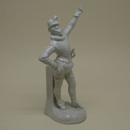 alt=\"Figura de porcelana Europea Caballero, principios del Siglo XX\"JPG