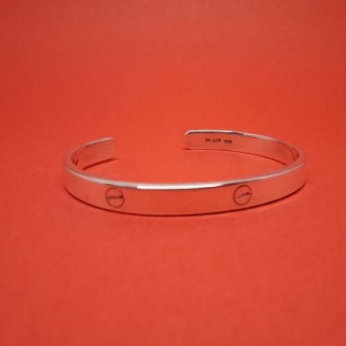 Pulsera brazalete de plata de ley, 925 Mils.