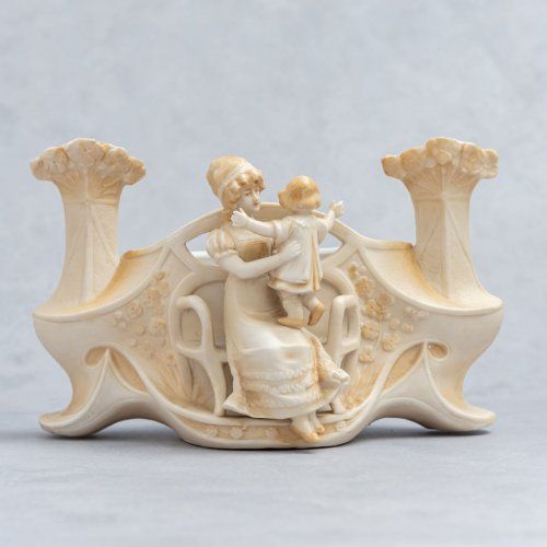 alt=\"jardinera biscuit art noveauy, finales siglo XIX.www.santelmotienda.com\"