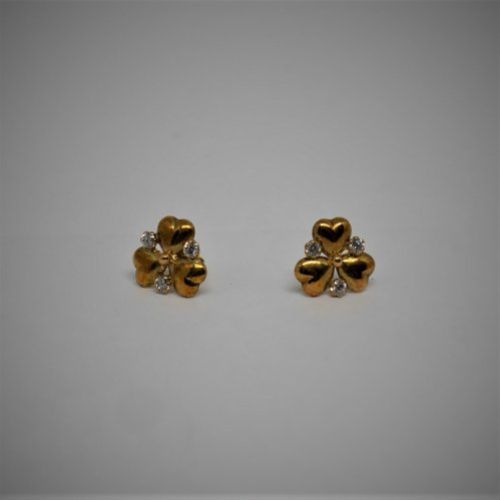 alt=\"pendientes niña mujer oro con corconitas\"