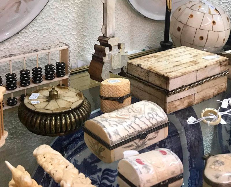 Cofres de marfil en Madrid