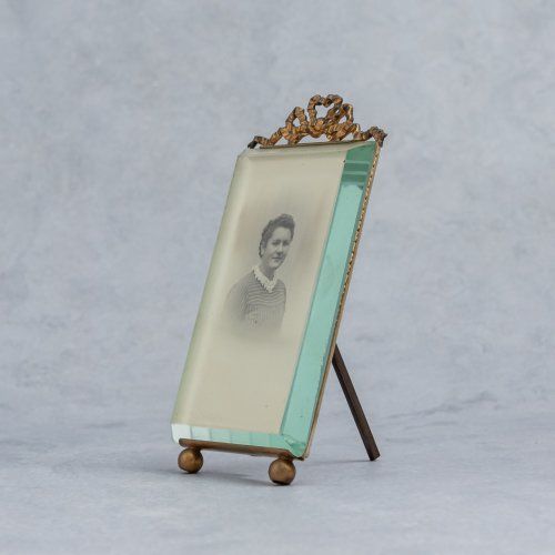 Alt=\" marco cristal frances biselado principios siglo XX.www.santelmotienda.com\"